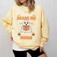 You Can't Scare Me I Teach Music Retro Teacher Halloween Comfort Colors Sweatshirt Butter You Can't Scare Me I Teach Music Retro Teacher Halloween Comfort Colors Sweatshirt Butter
