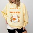 You Cant Scare Me I Teach Preschool Halloween Teacher Comfort Colors Sweatshirt Butter