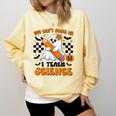 You Can't Scare Me I Teach Science Retro Teacher Halloween Comfort Colors Sweatshirt Butter You Can't Scare Me I Teach Science Retro Teacher Halloween Comfort Colors Sweatshirt Butter