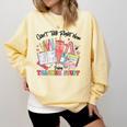 Can't Talk Right Now Doing Teacher Stuff Teacher Stuff Comfort Colors Sweatshirt Butter