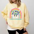 Career In Modeling AAC Teacher SLP SPED Communication Autism Comfort Colors Sweatshirt Butter Career In Modeling AAC Teacher SLP SPED Communication Autism Comfort Colors Sweatshirt Butter