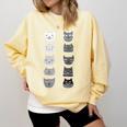Cat Themed Artist Value Scale Educational Art Teacher Comfort Colors Sweatshirt Butter