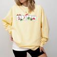 Christmas Santa Special Education SPED Teacher Xmas PJ Comfort Colors Sweatshirt Butter
