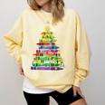 Christmas Tree Made Of Crayons School Teacher Life Student Comfort Colors Sweatshirt Butter Christmas Tree Made Of Crayons School Teacher Life Student Comfort Colors Sweatshirt Butter