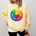 Color Wheel Palette Shirt Artist Painter Art Teacher Tshirt Comfort Colors Sweatshirt Butter