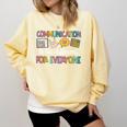 Communication Looks Different Tee Shirt Kids -Adults Teacher Animal Print Small Short Sleeve Classic Fit Crew Neck Polyester 100 Comfort Colors Sweatshirt Butter Communication Looks Different Tee Shirt Kids -Adults Teacher Animal Print Small Short Sleeve Classic Fit Crew Neck Polyester 100 Comfort Colors Sweatshirt Butter