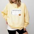 Composition Notebook Costume Adult Halloween For Teacher Comfort Colors Sweatshirt Butter Composition Notebook Costume Adult Halloween For Teacher Comfort Colors Sweatshirt Butter