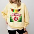 Crayon Box Fun Teacher Student Crayon Squad Halloween 2023 Comfort Colors Sweatshirt Butter Crayon Box Fun Teacher Student Crayon Squad Halloween 2023 Comfort Colors Sweatshirt Butter