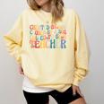 Created By God Chosen By Jesus Called To Be a Teacher Comfort Colors Sweatshirt Butter Created By God Chosen By Jesus Called To Be a Teacher Comfort Colors Sweatshirt Butter