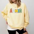 Cute Admin Squad Crew Team Back To School Teacher For Men Women Comfort Colors Sweatshirt Butter Cute Admin Squad Crew Team Back To School Teacher For Men Women Comfort Colors Sweatshirt Butter