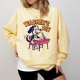 Cute Elementary School Student Dog Teacher's Pet Comfort Colors Sweatshirt Butter