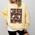 Cute Ghost Book Reading Books Lover Spooky Teacher Halloween Comfort Colors Sweatshirt Butter Cute Ghost Book Reading Books Lover Spooky Teacher Halloween Comfort Colors Sweatshirt Butter