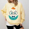 Cute Good Egg Teacher Halloween Costume Food Group Comfort Colors Sweatshirt Butter Cute Good Egg Teacher Halloween Costume Food Group Comfort Colors Sweatshirt Butter