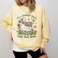 Cute Goose It's A Beautiful Day To Teach 1st Grade Teacher Comfort Colors Sweatshirt Butter Cute Goose It's A Beautiful Day To Teach 1st Grade Teacher Comfort Colors Sweatshirt Butter