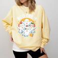 Cute Group Matching Teachers Halloween Comfort Colors Sweatshirt Butter