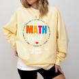 Cute Math Coach Teacher Mathematical Nerd School Comfort Colors Sweatshirt Butter Cute Math Coach Teacher Mathematical Nerd School Comfort Colors Sweatshirt Butter