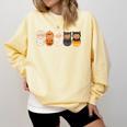 Daycare Teacher Halloween Infant Squad Spooky Childcare Fall Comfort Colors Sweatshirt Butter