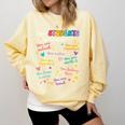 Dear Student Behind Me Teacher Appreciation Back To School Comfort Colors Sweatshirt Butter Dear Student Behind Me Teacher Appreciation Back To School Comfort Colors Sweatshirt Butter