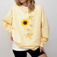 Dragonfly Sunflower Teacher Growth Mindset Choose To Shine Comfort Colors Sweatshirt Butter