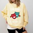 Drama Teacher For Theatre And Performing Arts Comfort Colors Sweatshirt Butter Drama Teacher For Theatre And Performing Arts Comfort Colors Sweatshirt Butter