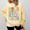 Dual Language Crew Bilingual Spanish Teacher Back To School For Men Women Comfort Colors Sweatshirt Butter