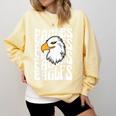 Eagles School Sports Fan Team Spirit Teacher Parent Student Comfort Colors Sweatshirt Butter Eagles School Sports Fan Team Spirit Teacher Parent Student Comfort Colors Sweatshirt Butter