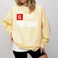 El Professor Money Costume Profesor Glasses Men Teacher Gift Comfort Colors Sweatshirt Butter