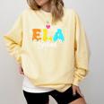ELA Squad Teacher Back To School English Language Arts Comfort Colors Sweatshirt Butter ELA Squad Teacher Back To School English Language Arts Comfort Colors Sweatshirt Butter
