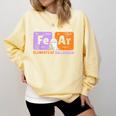 Elements Of Halloween Fear Periodically Chemistry Teacher Comfort Colors Sweatshirt Butter Elements Of Halloween Fear Periodically Chemistry Teacher Comfort Colors Sweatshirt Butter