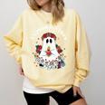 Espooky Vibes Maestra Halloween Spanish Mexican Teacher Comfort Colors Sweatshirt Butter