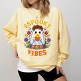Espooky Vibes Spanish Mexican Halloween Ghost Teachers Comfort Colors Sweatshirt Butter Espooky Vibes Spanish Mexican Halloween Ghost Teachers Comfort Colors Sweatshirt Butter