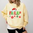 FA LA 8 Christmas Santa FA La Math Teacher Student Comfort Colors Sweatshirt Butter FA LA 8 Christmas Santa FA La Math Teacher Student Comfort Colors Sweatshirt Butter