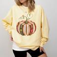 Fall Book Pumpkin Fall Librarians Bookworm Teachers Students Comfort Colors Sweatshirt Butter