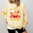 Fall In Love With Learning Pumpkin Thanksgiving Teacher Fall Comfort Colors Sweatshirt Butter Fall In Love With Learning Pumpkin Thanksgiving Teacher Fall Comfort Colors Sweatshirt Butter