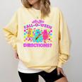 Are You Fall-O-Ween Directions Teacher Ghost Halloween Comfort Colors Sweatshirt Butter Are You Fall-O-Ween Directions Teacher Ghost Halloween Comfort Colors Sweatshirt Butter