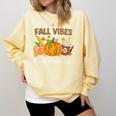 Fall Vibes And That Teacher Life Autumn Thanksgiving Comfort Colors Sweatshirt Butter Fall Vibes And That Teacher Life Autumn Thanksgiving Comfort Colors Sweatshirt Butter
