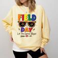 Field Day 2025 Let The Games Begin Kids Boys Girls Teachers Comfort Colors Sweatshirt Butter Field Day 2025 Let The Games Begin Kids Boys Girls Teachers Comfort Colors Sweatshirt Butter