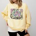 Field Day Vibes For Teacher Kids Happy Field Day 2025 Comfort Colors Sweatshirt Butter Field Day Vibes For Teacher Kids Happy Field Day 2025 Comfort Colors Sweatshirt Butter