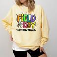 Field Day Yellow Team For Teacher Kids Field Day Games Comfort Colors Sweatshirt Butter Field Day Yellow Team For Teacher Kids Field Day Games Comfort Colors Sweatshirt Butter