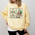 First Data Then Christmas I'm Earning A Break Sped Teacher Men Women Comfort Colors Sweatshirt Butter