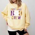 First Grade Boo Crew Teacher Student Halloween Costume Comfort Colors Sweatshirt Butter