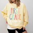 First Grade Squad 1st Grade Teacher Crew Back To School Team Comfort Colors Sweatshirt Butter First Grade Squad 1st Grade Teacher Crew Back To School Team Comfort Colors Sweatshirt Butter