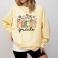 First Grade Teacher Wildflower Back To School Floral Outfits Comfort Colors Sweatshirt Butter First Grade Teacher Wildflower Back To School Floral Outfits Comfort Colors Sweatshirt Butter