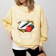 Front Office Teacher Admin Mother I'm A School Secretary Comfort Colors Sweatshirt Butter