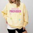 Full Heart Daycare Provider Nanny Au Pair Pre-K Teacher Comfort Colors Sweatshirt Butter