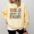 Fun Zoo Animal Print Teacher Shirts Wild About My Students Comfort Colors Sweatshirt Butter Fun Zoo Animal Print Teacher Shirts Wild About My Students Comfort Colors Sweatshirt Butter