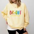 Your Future Is Bright Kindergarten Teacher Life Men Women Comfort Colors Sweatshirt Butter Your Future Is Bright Kindergarten Teacher Life Men Women Comfort Colors Sweatshirt Butter