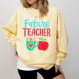 Future Teacher Education Student Comfort Colors Sweatshirt Butter Future Teacher Education Student Comfort Colors Sweatshirt Butter