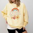 Future Teacher Kids Youth Girls Rainbow Pre-k Kindergarten Comfort Colors Sweatshirt Butter Future Teacher Kids Youth Girls Rainbow Pre-k Kindergarten Comfort Colors Sweatshirt Butter
