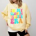 In My Glowing Teacher Era Groovy Colorful Bright Comfort Colors Sweatshirt Butter In My Glowing Teacher Era Groovy Colorful Bright Comfort Colors Sweatshirt Butter